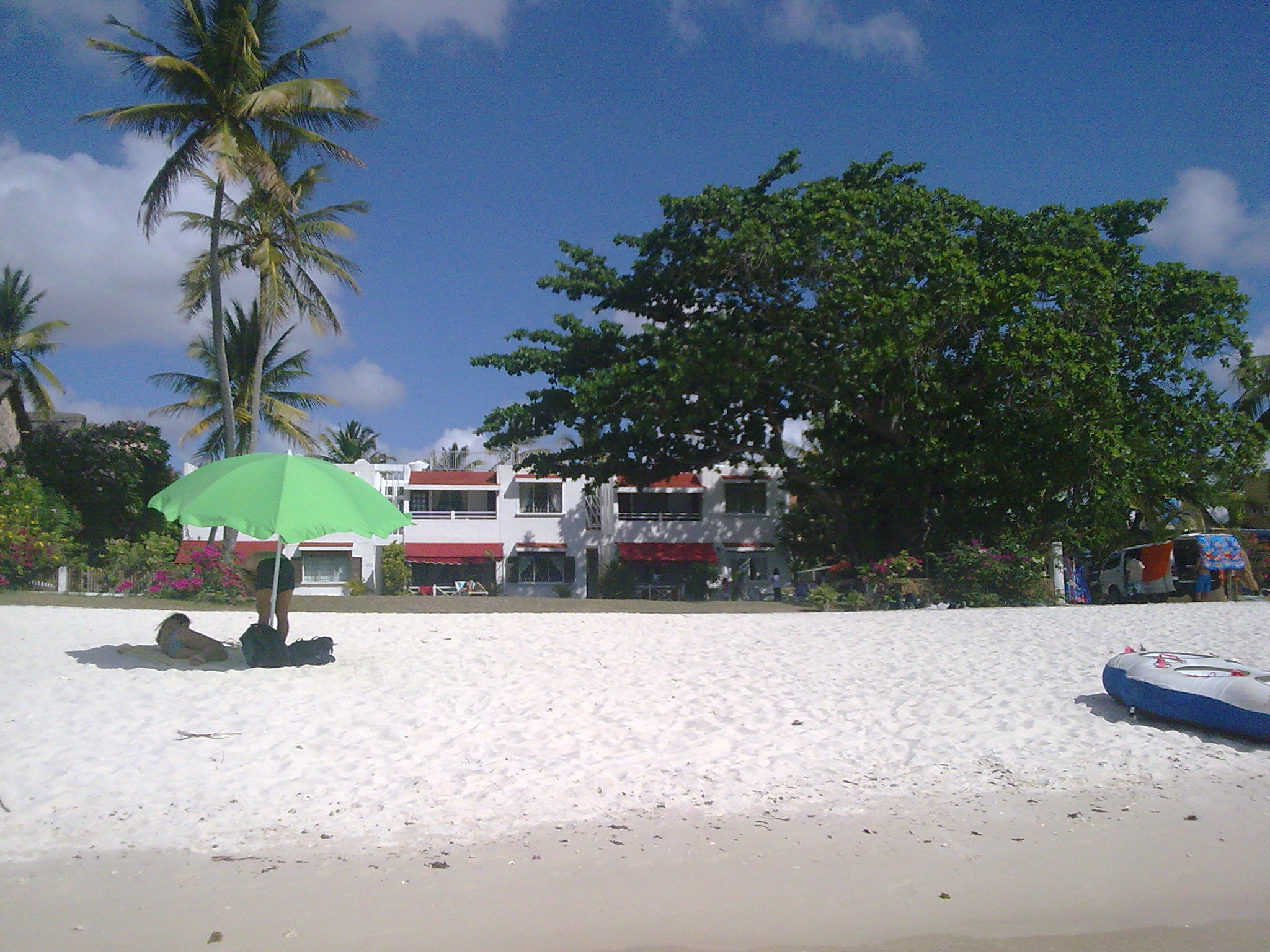 Bungalow straight on the beach of Trou Aux Biches.