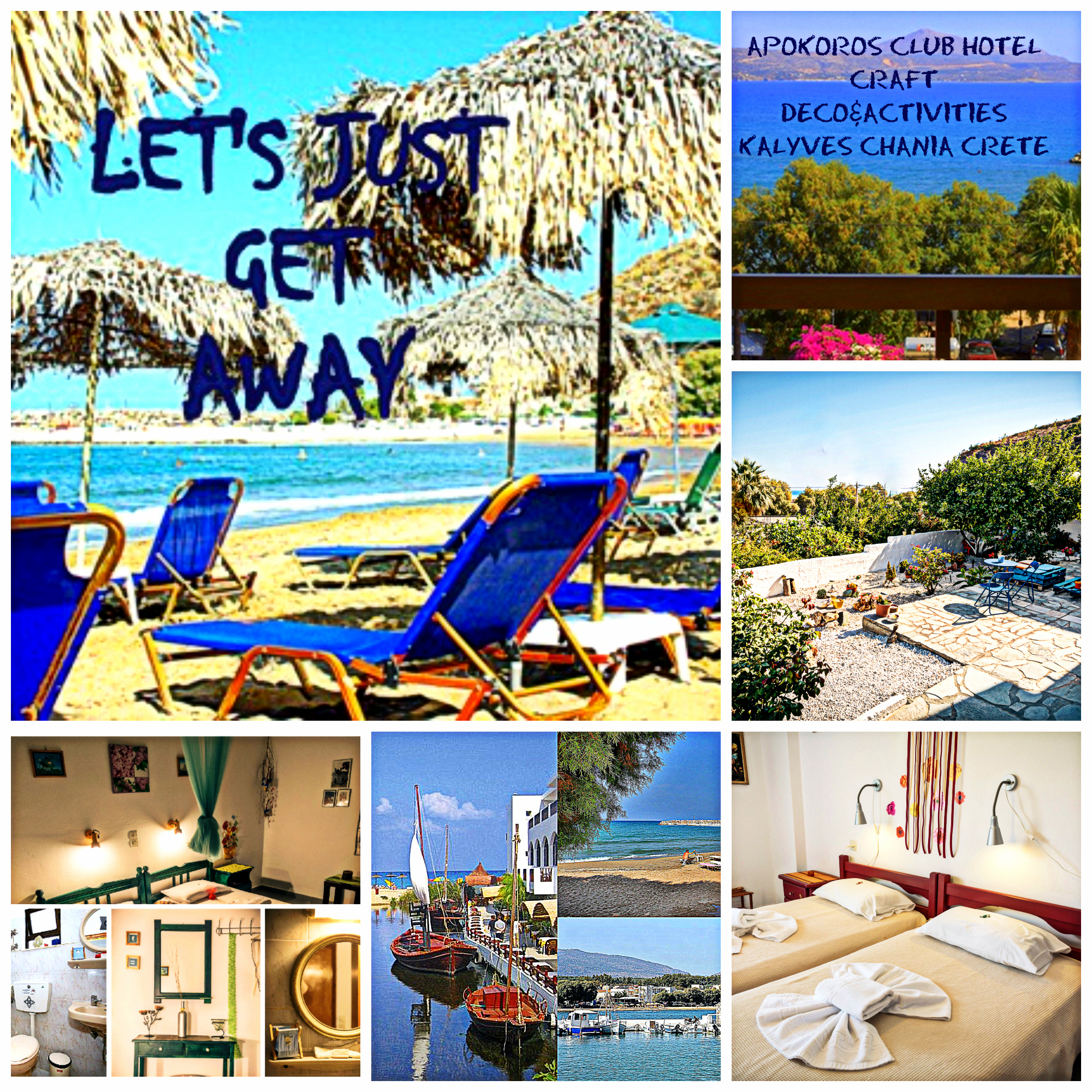 Charming Vacations in Kalyves Crete Greece at Apokoros Club Hotel Craft Deco&Activities