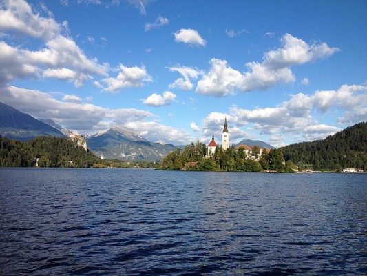 Lake Bled is very special for couples