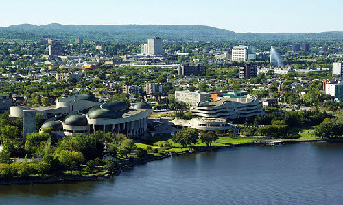 Ottawa is the capity city of Canada and it is famous for its historic buildings such as the Chateau Laurier, the Canadian Museum of Civilization, Parliament building, Rideau Canal and the National Gallery of Canada