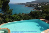 Provencal villa in a big property with pool near mediterranee sea
