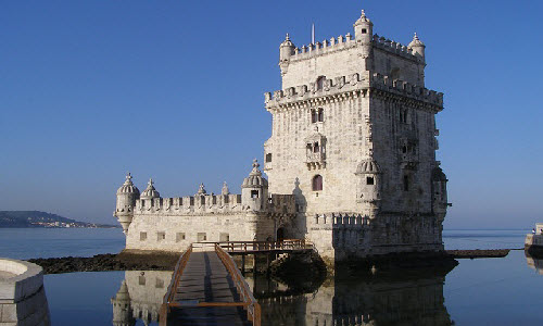 Belém Tower in Lisbon, Portugal